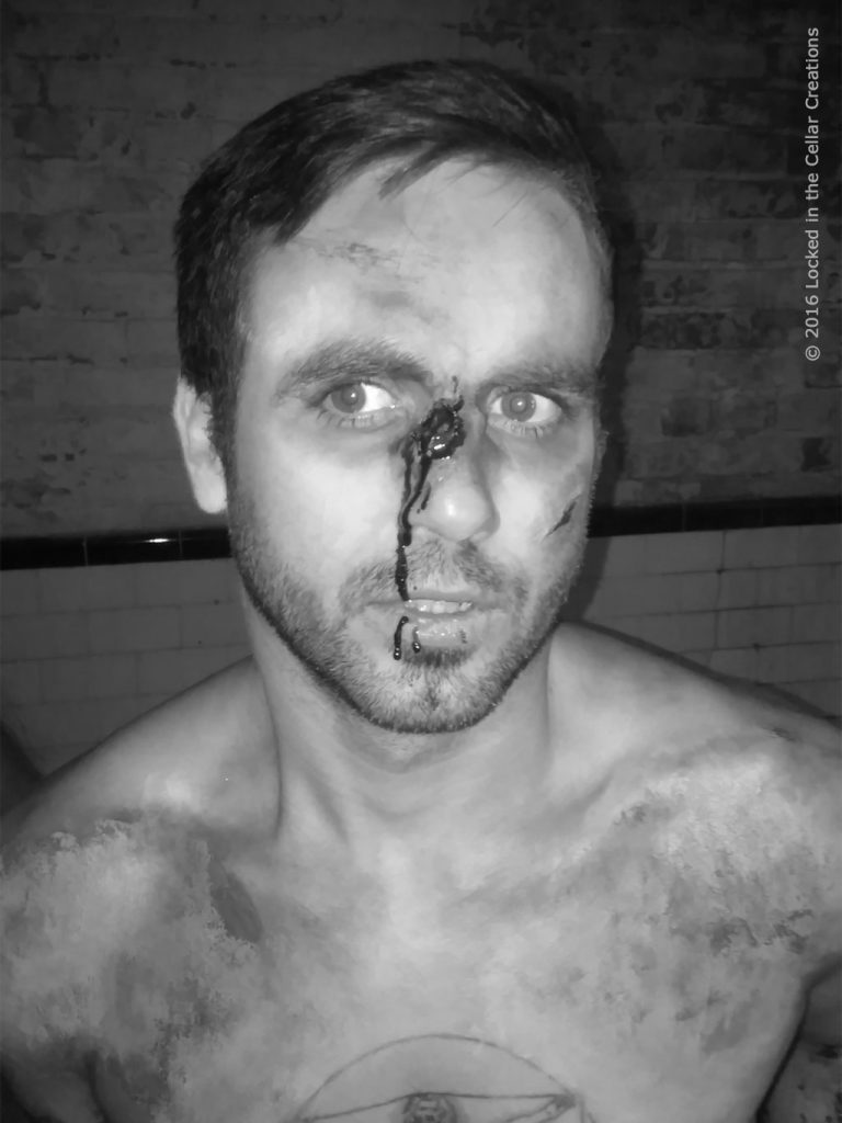 Snuff film actor with broken nose