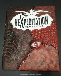Front Cover with Logo: Custom Horror Guest Book