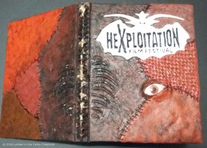 Horror Book: Front and Back Cover with Spine