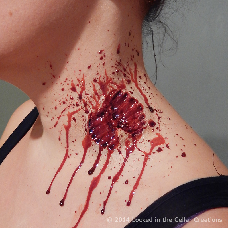 Zombie Bite Wound Injury Make-up