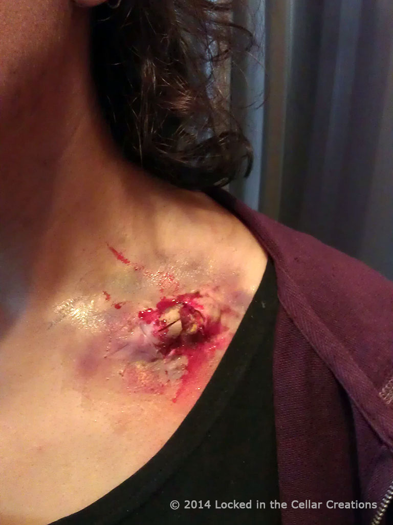 Compound Fracture Collarbone SFX Make-up