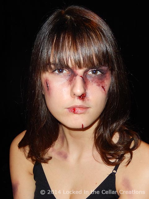 Rose Hunter Domestic Abuse SFX Make-up