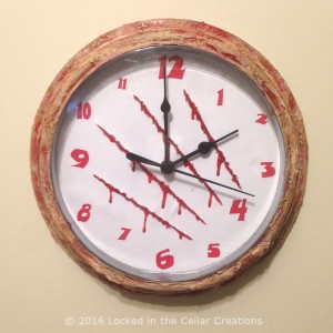 Don't Fall Asleep Clock (front view)