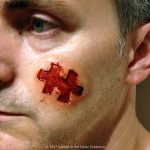 Jigsaw Prosthetic SFX Horror Makeup for Halloween