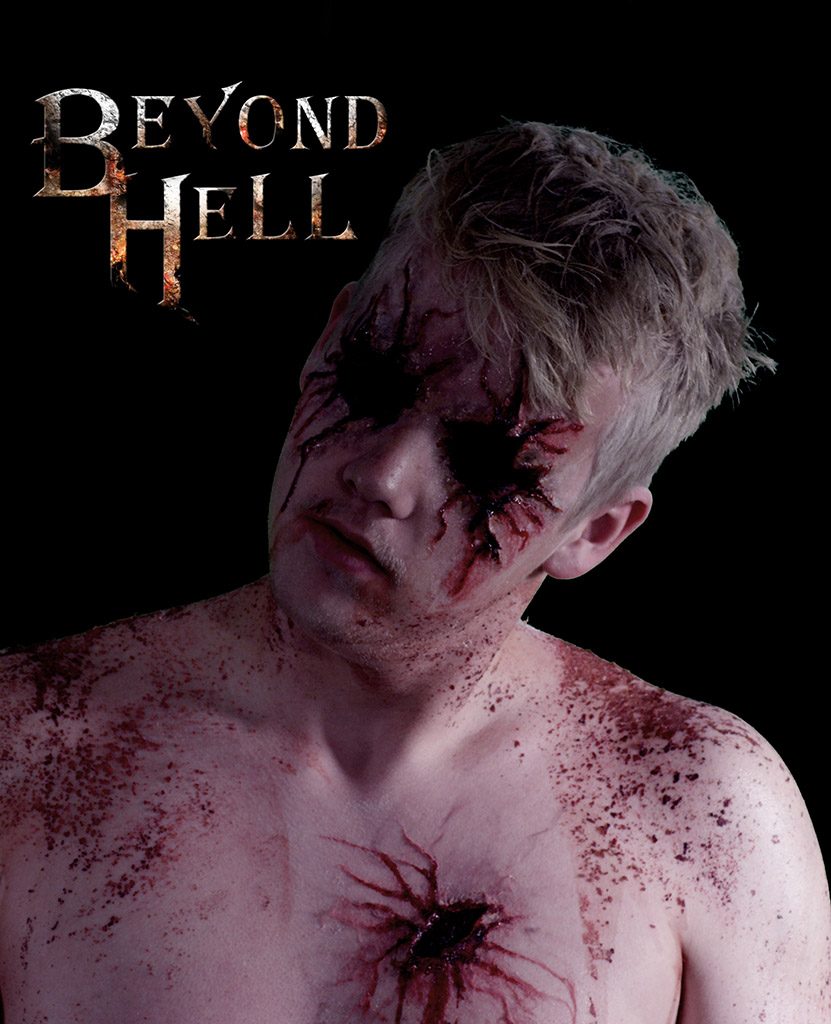 Male demon with gauged out eyes - for Beyond Hell