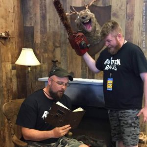 People are encouraged to interact and pose with our hand made prop replicas