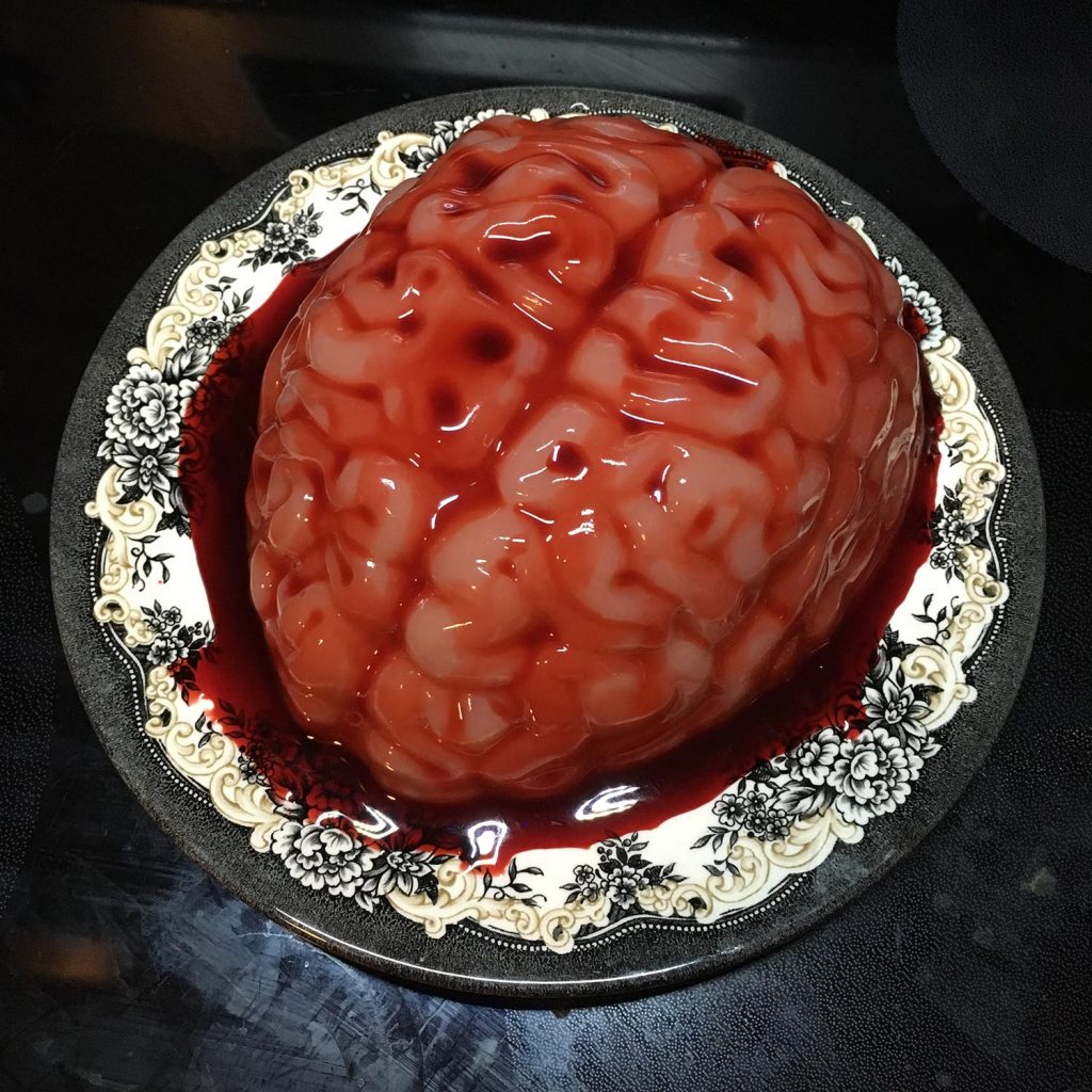 Bloody vegan brain