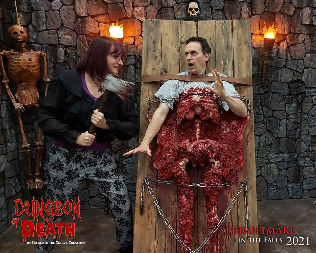 We love a captive audience in our Dungeon of Death!