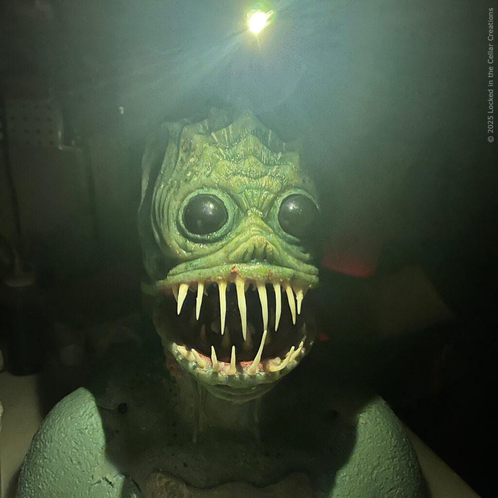 The enchanting angler fish inspired siren creature from Haunted House Party.